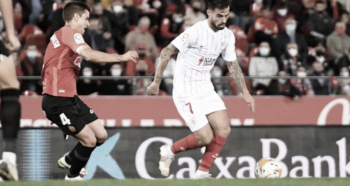 El Sevilla se queda relamiendo la victoria ante el Mallorca
