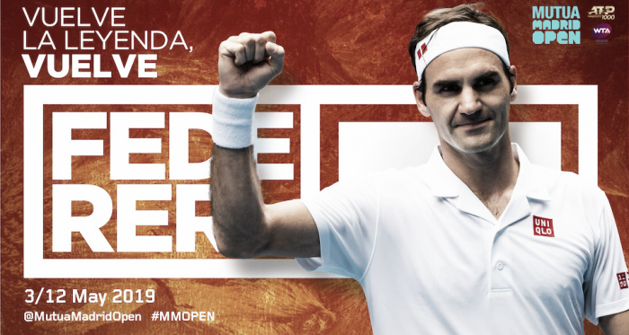 Vuelve la leyenda. Vuelve Federer | Foto: Madrid open
