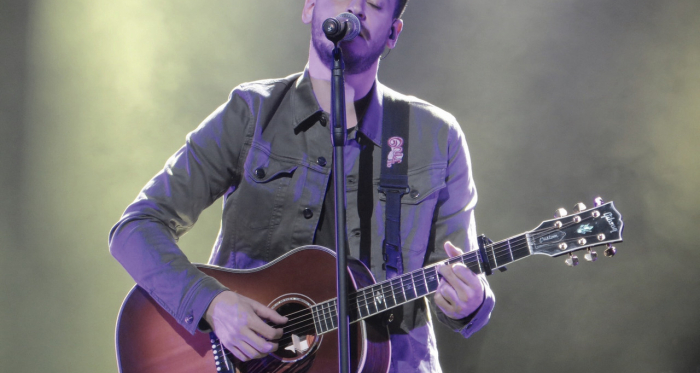 Luis Cepeda en su concierto en el Auditorio Víctor Villegas | Foto: Marta C.