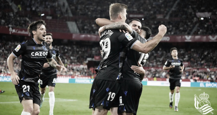 Real Sociedad vence Sevilla fora de casa e se mantém em terceiro na LaLiga