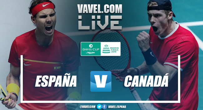 Spain 2-0 Canada: resume and highlights Davis Cup Final 2019