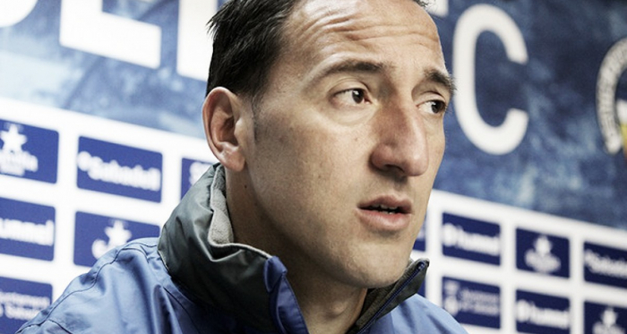 Migue, en rueda de prensa | Foto: CE Sabadell
