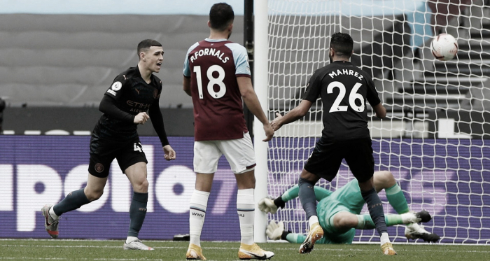 Manchester City sai atrás, mas busca empate fora de casa contra West Ham