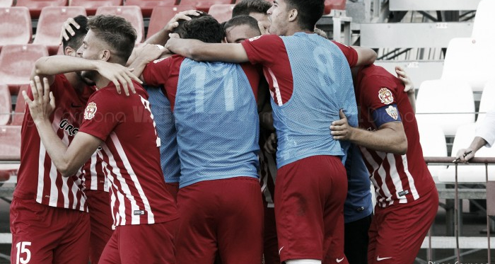 Fotos e imágenes del Almería B 1-0 Sporting B, ida de la 2ª eliminatoria de los playoffs de ascenso a Segunda B