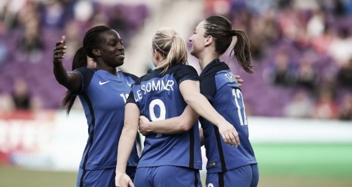 France put on a performance against Germany | Source: ussoccer.com