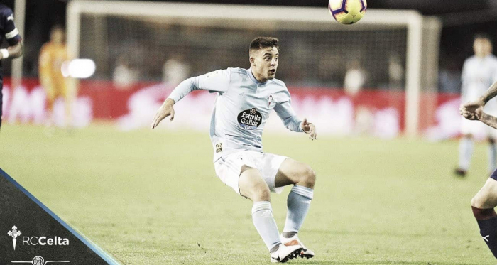 Fran en un partido. Fotografía Celta