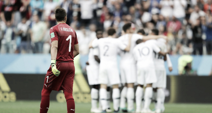 Francia Uruguay en Rusia 2018. Foto: FIFA.