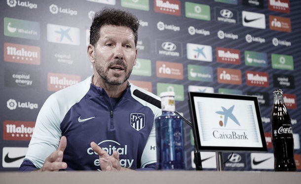 Simeone: "No quiso entrar, no pudo ser"