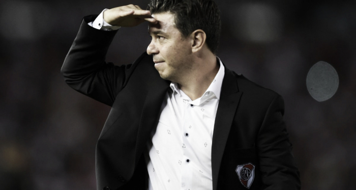 Gallardo mostró su conformidad con una nueva actuación destacada de su equipo (Foto: Prensa River)