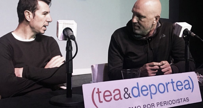 Gastón Esmerado se hizo presente en el Teatro Astral. Foto:Tea y Deportea.