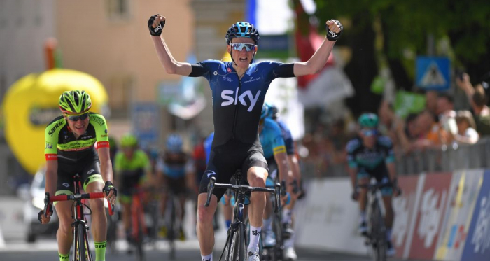 A Geoghegan Hart la prima tappa del Tour of The Alps. Quinto Froome, buona la prova di Nibali