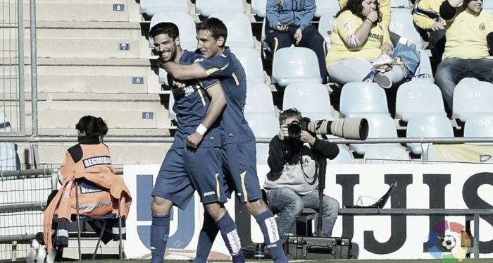 Lafita celebra un gol ante el Villarreal. Foto: laliga.es