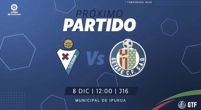 El Getafe ha logrado cuatro puntos en la pasada campaña frente al Éibar. | Fuente: Getafe CF