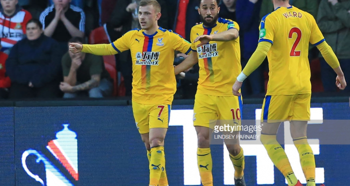 Max Meyer celebrating his goal via Getty Images