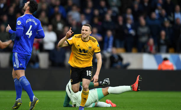 Jota celebrates Wolves' opener