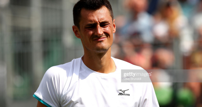 The Grand Slam Board remain unconvinced Tomic can improve his behavior (Image source: Clive Brunskill/Getty Images)