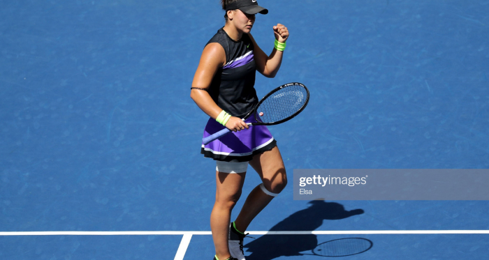 Bianca Andreescu will be happy with how she battled today | Photo: Elsa/Getty Images