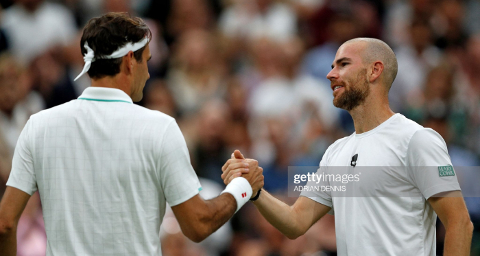 2021 Wimbledon: Roger Federer through after Adrian Mannarino retires