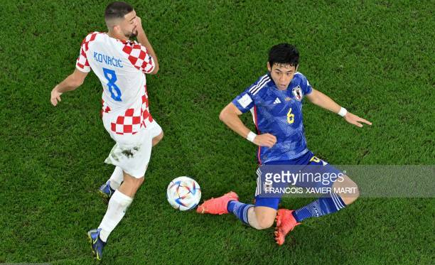 Japan (1) 1-1 (3) Croatia: Pasalic scores crucial penalty to send Hrvatska into quarter-finals