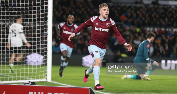 Derby 0-2 West Ham: Bowen and Antonio fire Hammers into fifth round