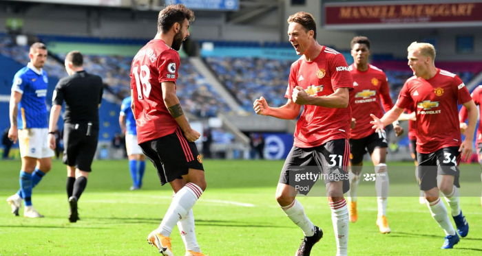 Brighton & Hove Albion 2-3 Manchester United: Fernandes spot on after late drama