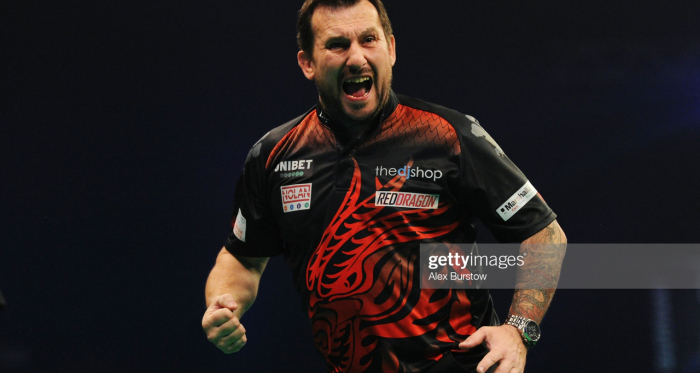Darts: Jonny Clayton secures final play-off spot with win over Dimitri Van den Bergh 
