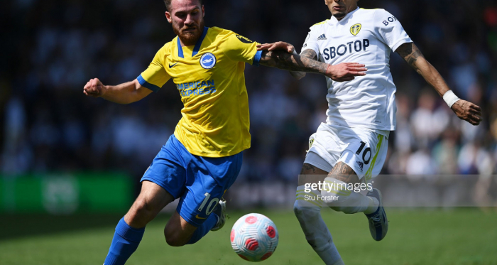 Leeds United 1-1 Brighton &amp; Hove Albion: Last-gasp Struijk goal gives Whites vital point