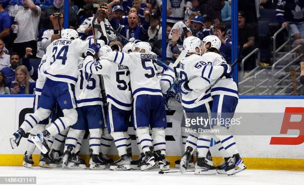 2023 Stanley Cup Playoffs: Tavares winner clinches series for Maple Leafs in Game 6 victory over Lightning