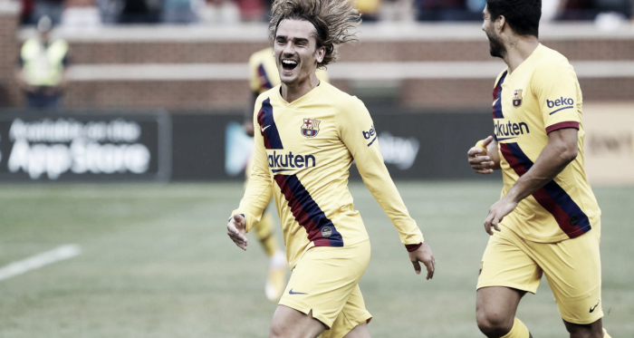 El Barça marca goles por inercia ante el Nápoles