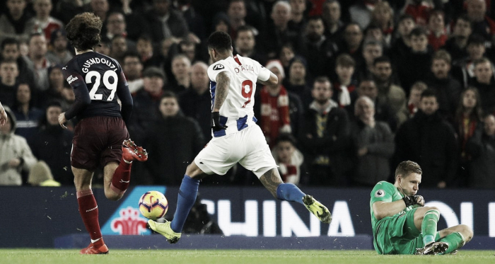 Locadia anota el tanto del empate para el Brighton | Fotografía: Premier League