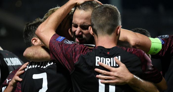 Europa League - Milan in chiaroscuro, Higuain abbatte il Dudelange (0-1)