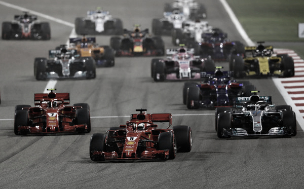 Salida del Gran Premio de Bahrein 2018 | Fuente: Getty Images