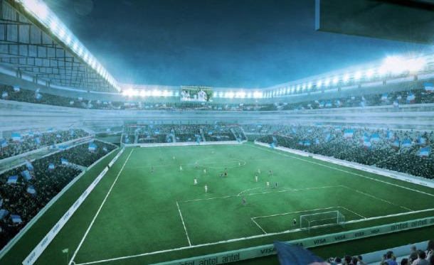 Proyecto del Gran Parque Central. Foto: Club Nacional de Football