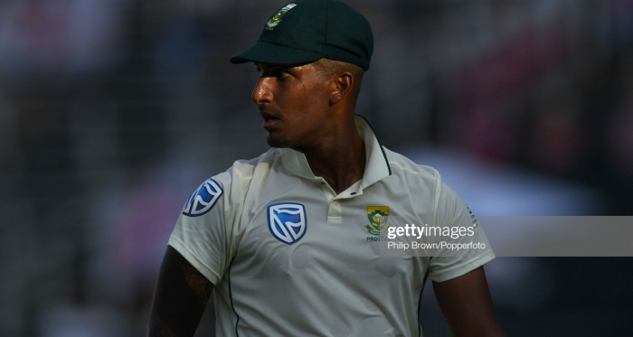 Beuran Hendricks took five to keep England in check- but the tourists are still well placed for a dominant victory