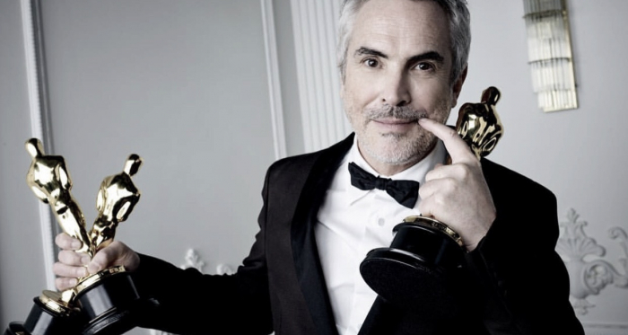  Alfonso Cuarón, el ganador a mejor director. Foto: @TheAcademy