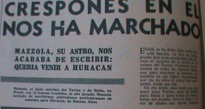 Here comes the story of a Huracán