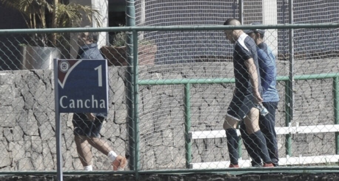 Aguilar salió lesionado hoy I Foto: Prensa ESTO