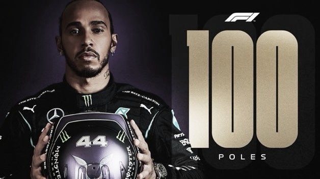 Lewis Hamilton diz não acreditar que fez a pole de número 100: "Nunca imaginei que chegaria a este número"