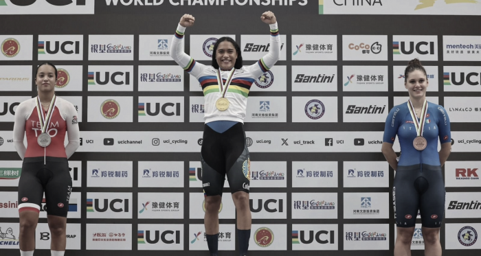 Stefany Cuadrado hace historia en China: la nueva reina del ciclismo de pista se lleva tres oros y confirma su dominio mundial