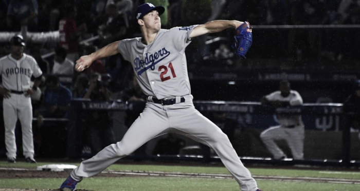 Walker Buehler fue el pitcher ganador | Foto: Los Ángeles Dodgers