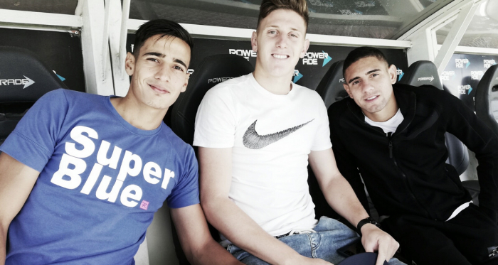 Tras regresar de Chile, los juveniles estuvieron en el club. Foto: San Lorenzo