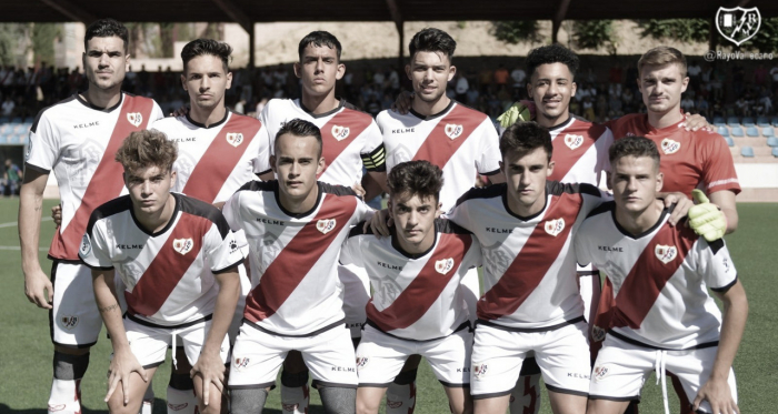 Once inicial del Rayo B en la final de la copa RFFM. | Foto: Rayo Vallecano S.A.D.