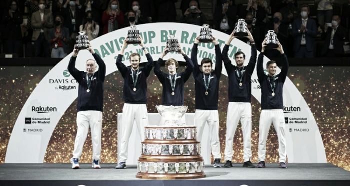Rublev e Medvedev vencem, Rússia derrota Croácia e leva Copa Davis pela terceira vez