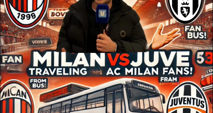 MILAN-JUVE: VIAJAMOS CON LA PEÑA DEL MILAN CLUB ROMA! VIDEOBLOG