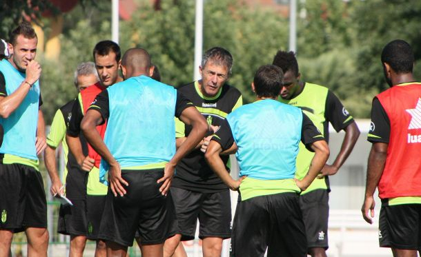 Diego Mainz, ausente en el entrenamiento del miércoles