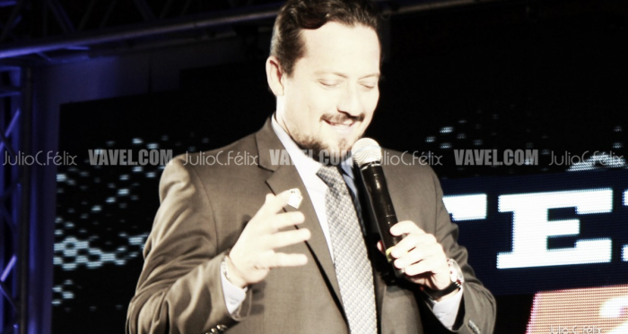 Javier Salinas inaugurando la Temporada 2018 en Tijuana. | Foto: Julio C. Félix / VAVEL.