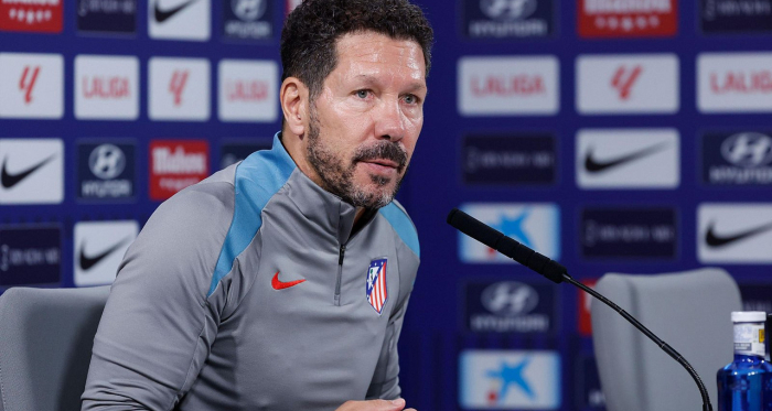 Simeone: "Siento mucha alegría por haber llegado a los 700 partidos"