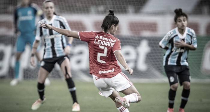 Leidiane, do Internacional, fala sobre campanha e elogia próxima adversária no Brasileirão
