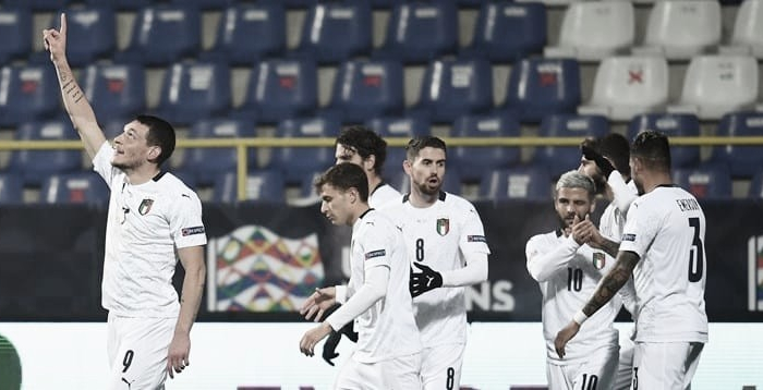 Classificada!
Itália vence Bósnia e avança à próxima fase da Nations League