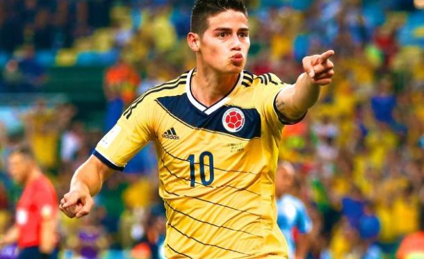 Golden Boot winner: James Rodriguez shone for Colombia during the World Cup in Brazil and will be hoping to do the same for Real Madrid